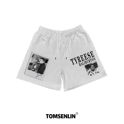 tomsenlin25SS美式哈里伯顿印花系列纯棉短裤