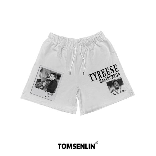 tomsenlin25SS美式哈里伯顿印花系列纯棉短裤