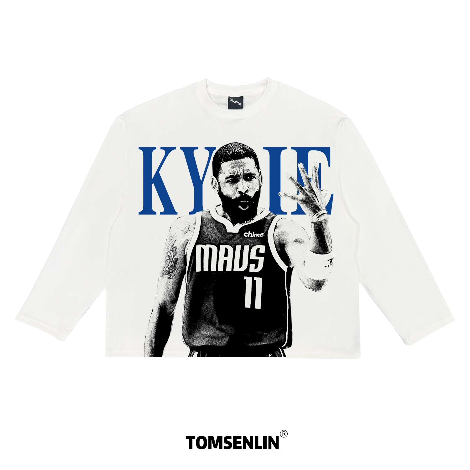 tomsenlin汤森林原创2024欧文绝杀庆祝动作美式康丽印花短袖