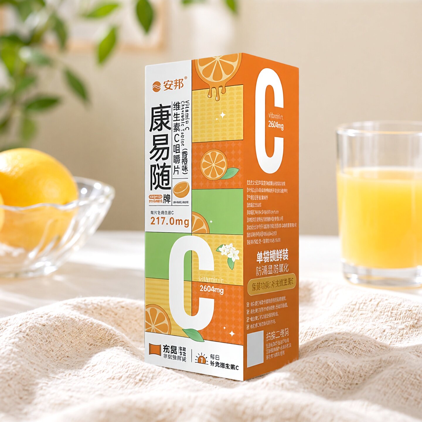 安邦康易随维生素C片假一赔十倍图片