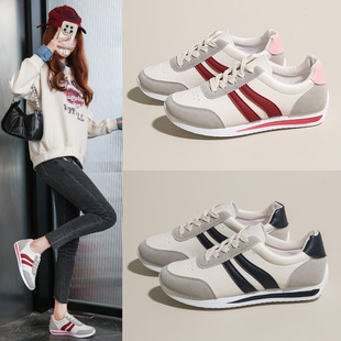 新款 百搭透气小白鞋 女鞋 阿甘鞋 运动鞋 2026春夏季 子软底板鞋 女板鞋