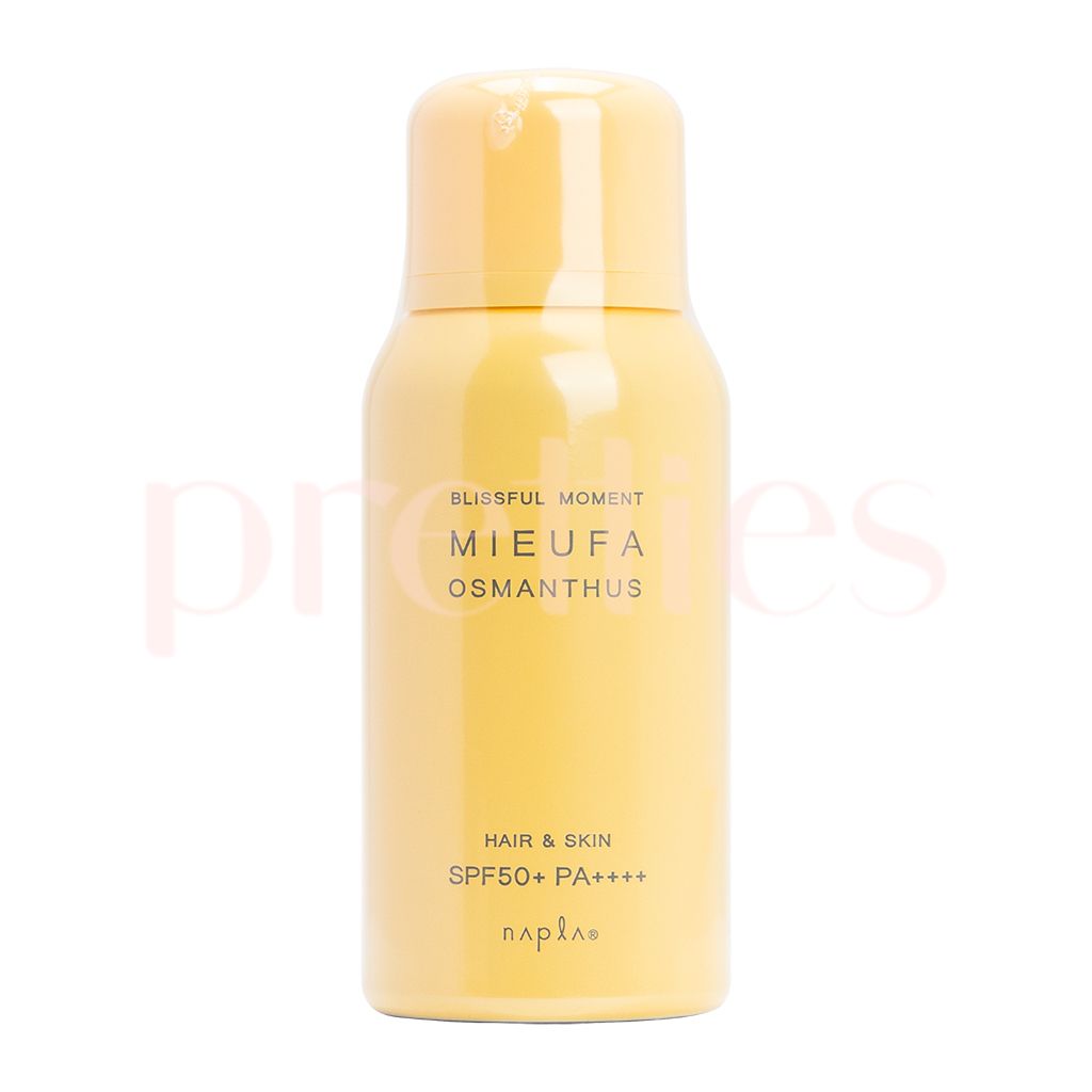 MIEUFA UV防晒头发身体香气喷雾SPF50+PA++++桂花香气80g黄瓶进口