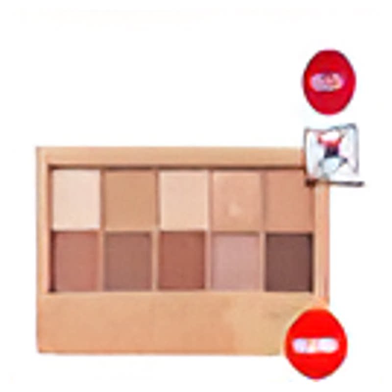 CLIO 专业眼部调色板002日常修容BROWNCHOUX美容修饰盒装普通肤质