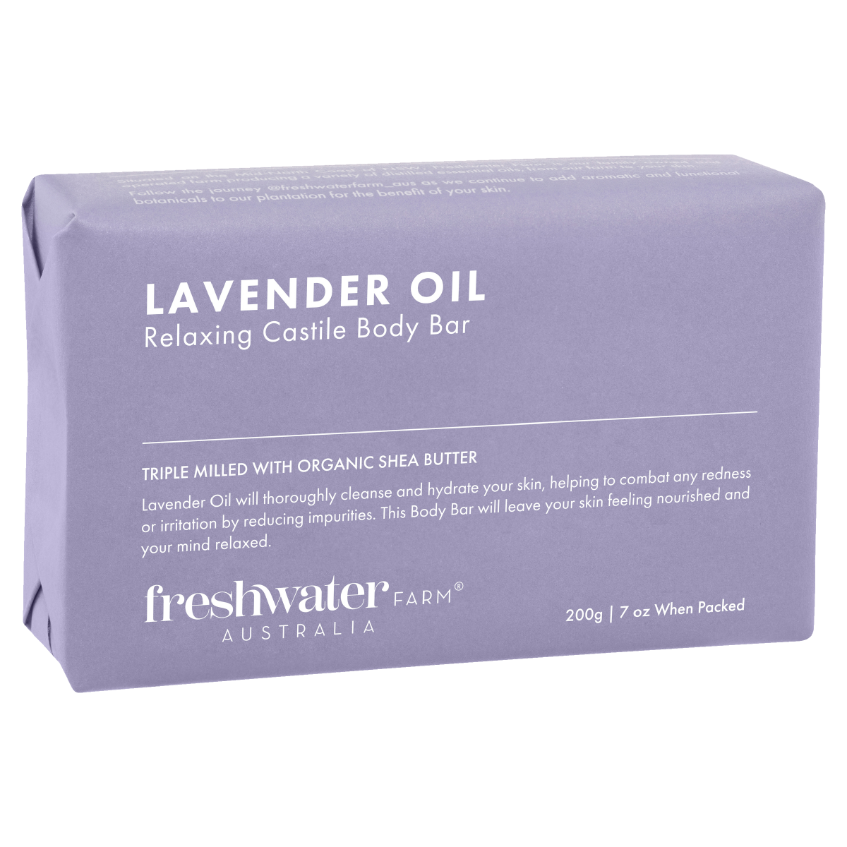 Freshwater Farm - 薰衣草精油舒缓香皂 200g