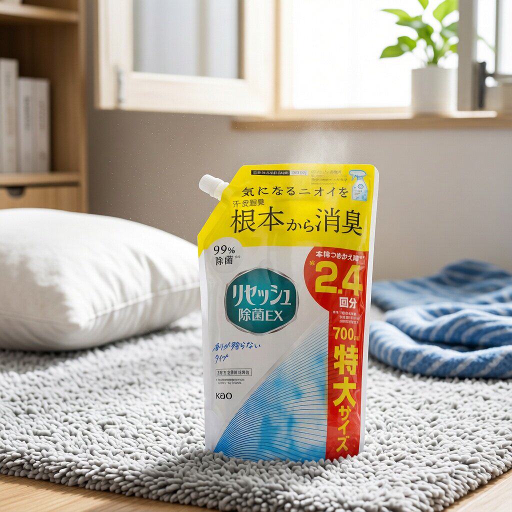 RESESH99.9%除菌EX消臭喷雾无香型补充装700ml家用男女通用基础版
