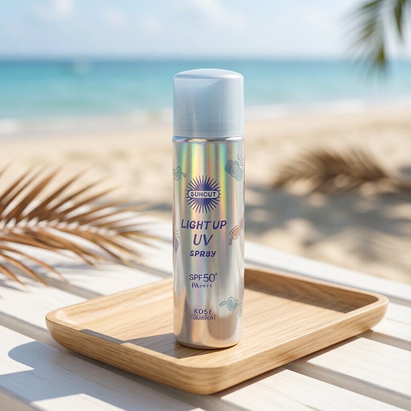 高丝 亮肌保湿防晒喷雾SPF50+PA++++60g户外出行旅行香港进口瓶装