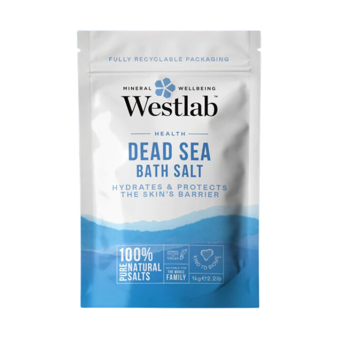 Westlab舒缓死海盐1公斤舒缓皮肤痕痒支援皮肤修护有助于放松肌肉