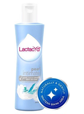 Lactacyd - 亮肌柔滑女性洁肤液250ml还原天然粉嫩防痕防味防坏菌