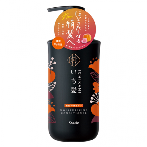 Kracie Ichikami浓密保湿双重护理护发素480ml享受奢华护发保湿重