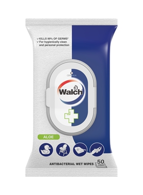 进口香港威露士消毒湿纸巾芦荟50片迷你便携式随身携带旅行装