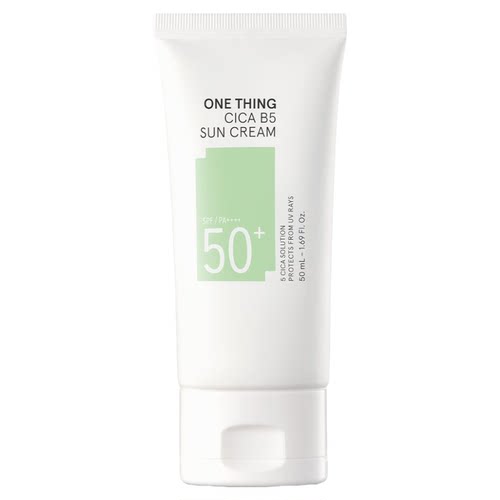 ONE THING 积雪草B5舒缓镇静防晒霜SPF50+PA++++50ml日常通勤防护