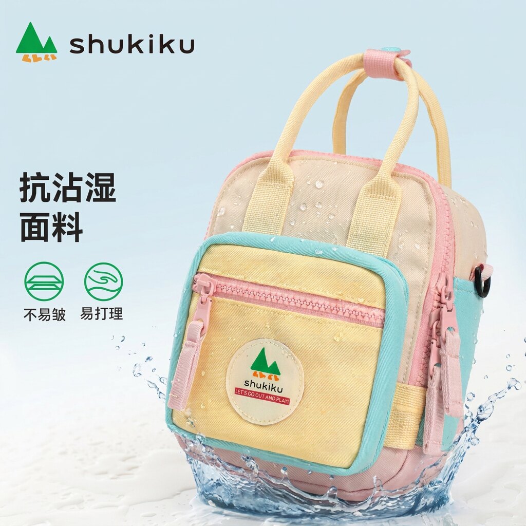 SHUKIKU方糖挎包迷你包儿童挎包图片