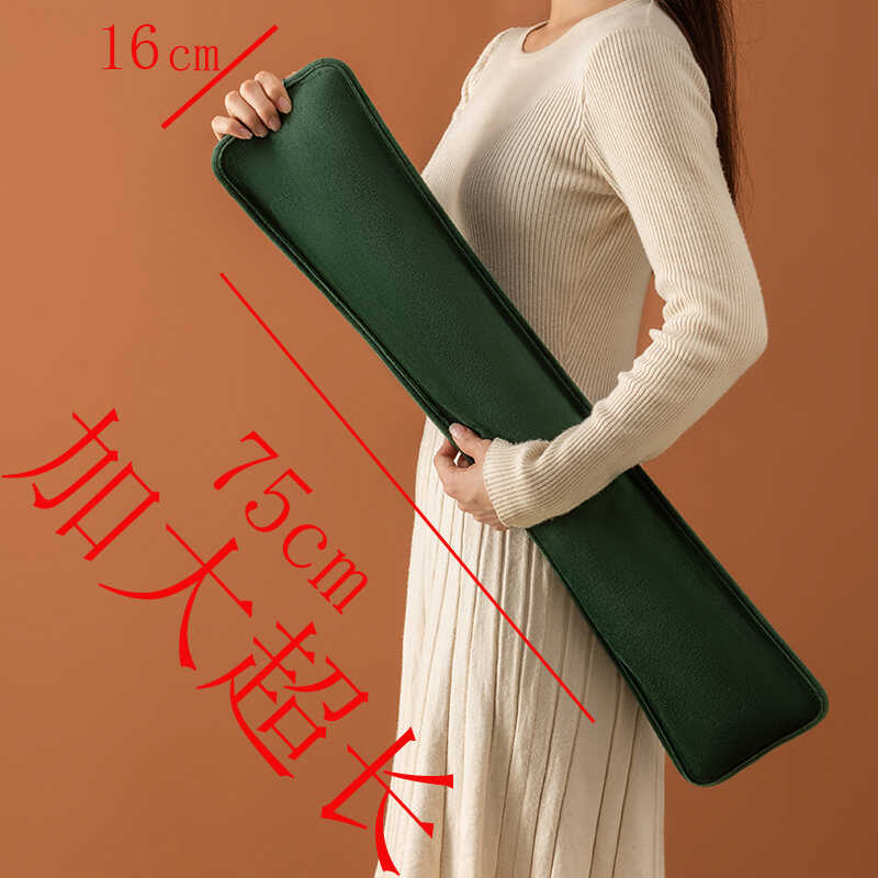 超长颈椎暖水袋热水袋防爆长条加长充电热敷肩颈枕头电暖充电式