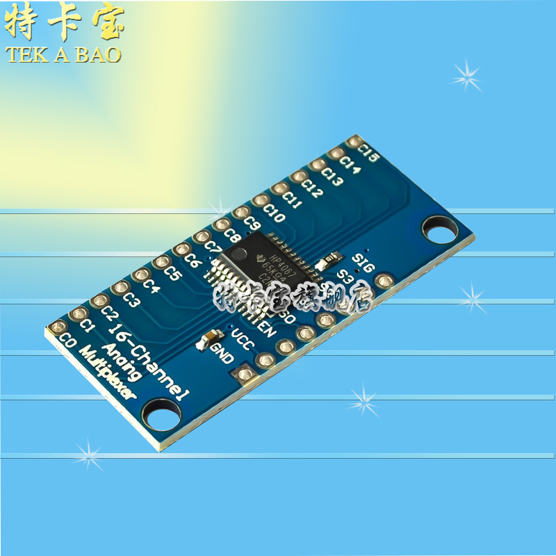 CD74HC4067高速CMOS 16通道模拟多路复用器 Analog/Digital