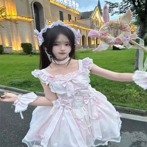 哈尼樱原创初夏芭蕾洛丽塔裙清新软妹连衣裙lolita裙公主风现货