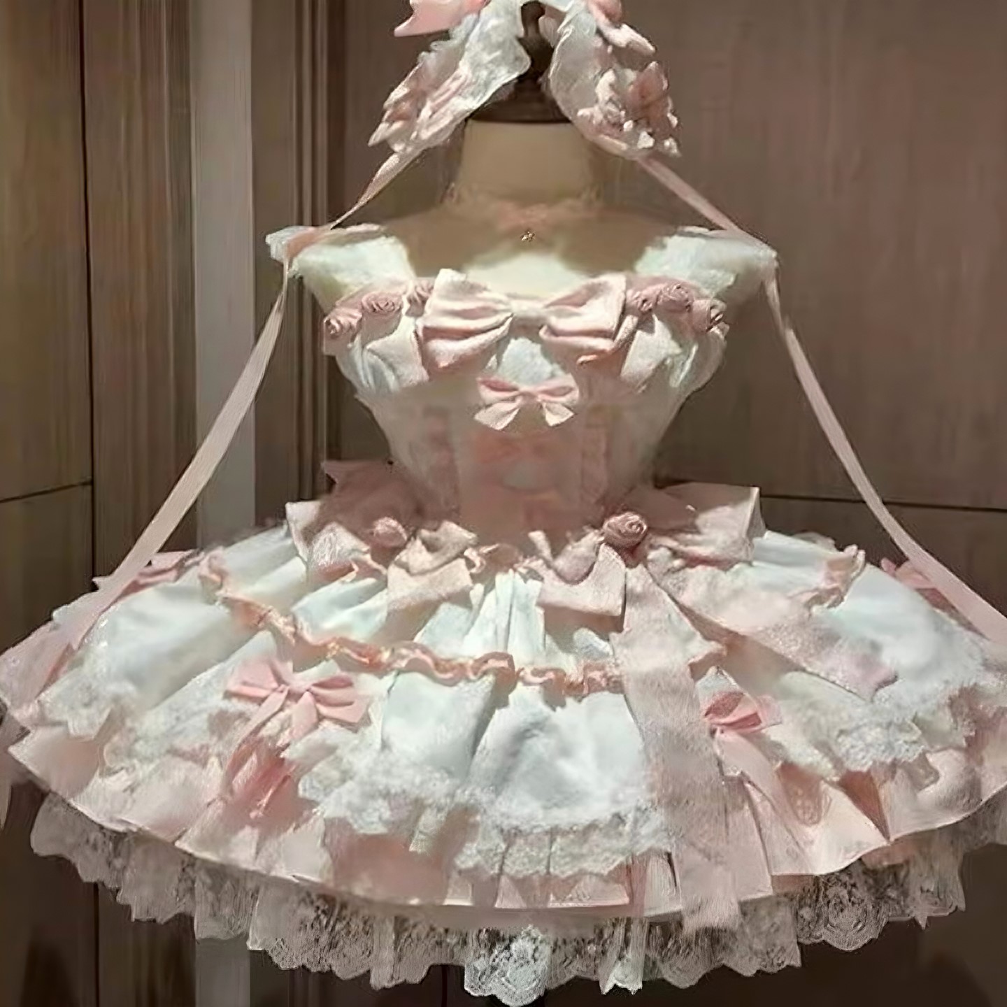 YOYO酱原创白羽絮语Lolita裙子洋装doll感jsk吊带连衣裙夏季lo裙