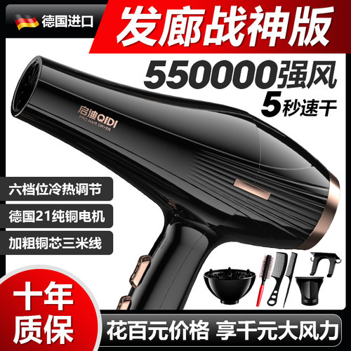 德国电吹风机家用大功率发廊专用理发店3500w负离子护发速干风筒