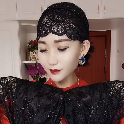 新款后花打底帽假发帽