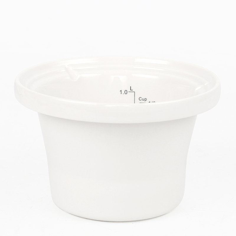 益美 YM-Z408EW小炖锅0.8L白瓷内胆配件陶瓷电锅迷你电炖盅煮粥煲