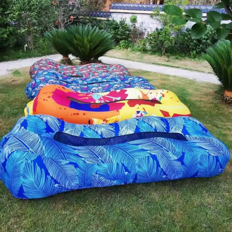 户外懒人充气沙发音乐节便携沙滩水陆两用可躺可睡露营成人充气床