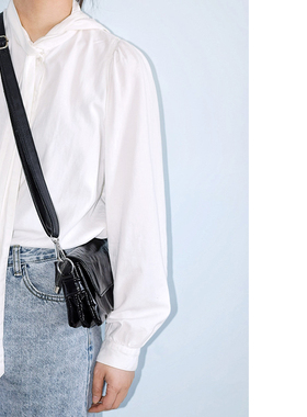 载迟设计个性质感风琴小包 雨水连 漆皮褶皱PU单肩小包斜挎潮包女