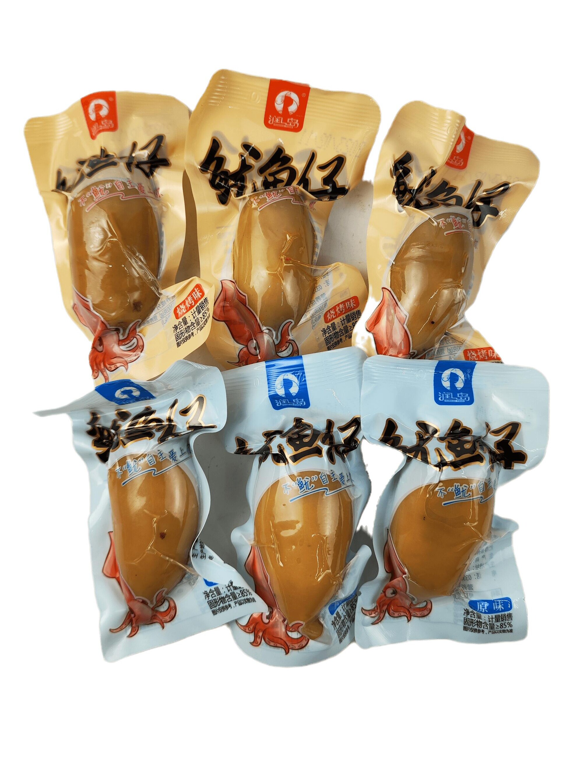 润岛 即食鱿鱼仔500克墨鱼仔海鲜零食海味小包装秦皇岛北戴河特产