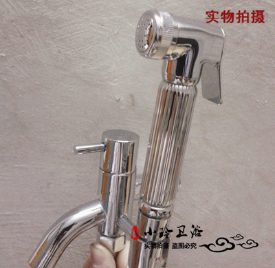 德国进口全铜马桶增压小花洒多功能单冷龙头喷枪妇洗器套装带出水
