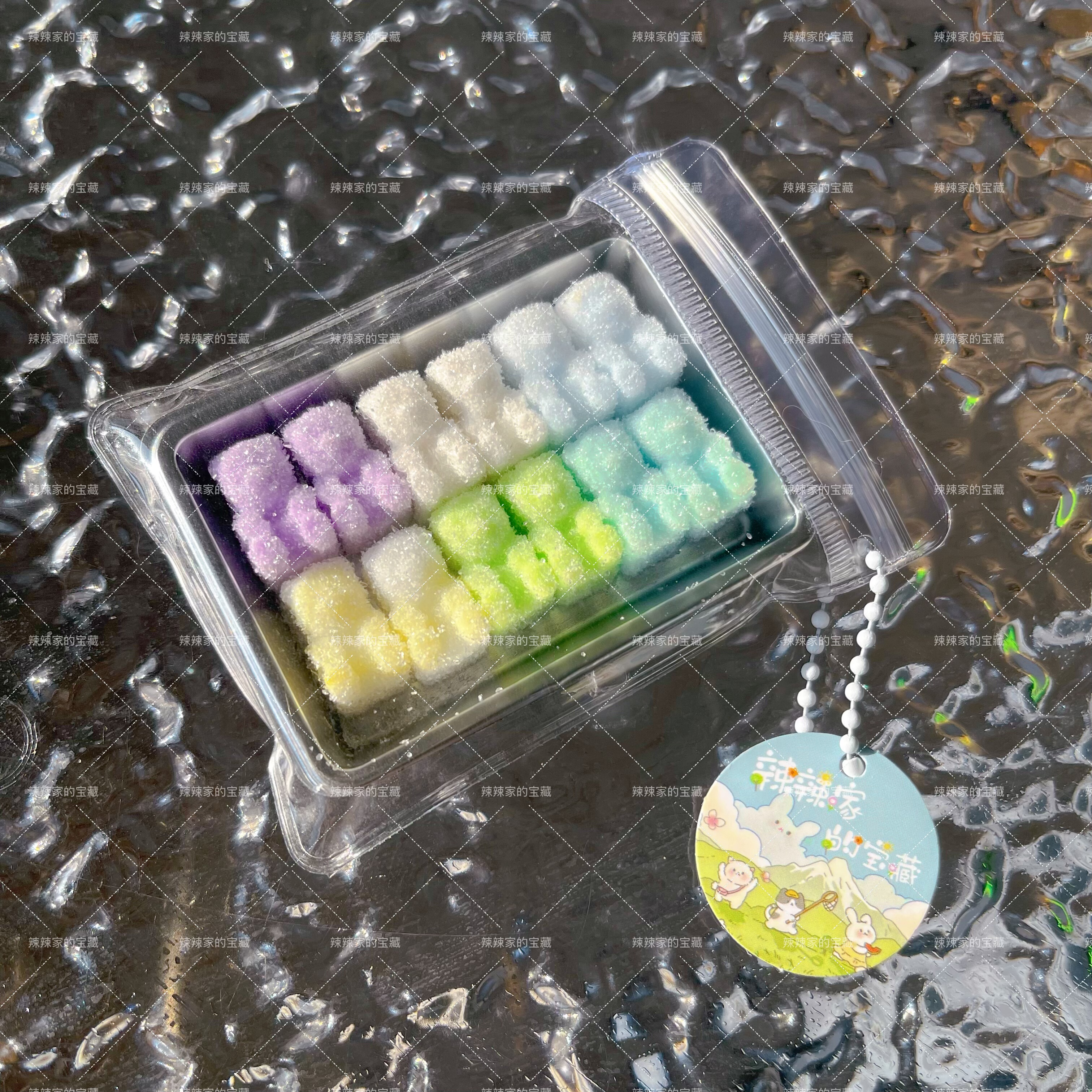 diy迷你小鼻嘎网红小熊软糖捏捏乐解压玩具挂饰