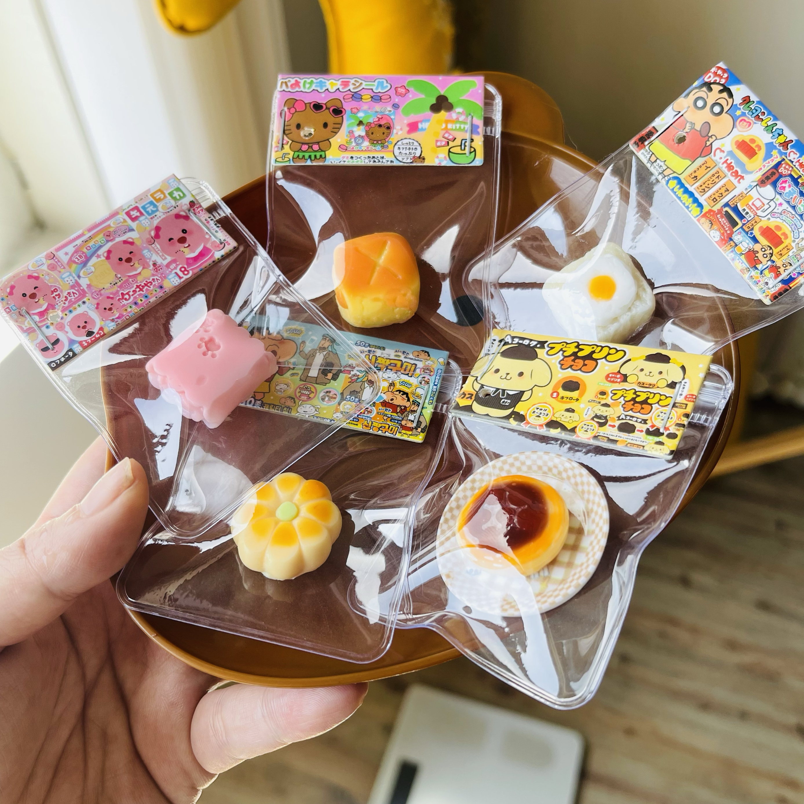 小鼻嘎食玩捏捏蛋挞毛巾卷面包南瓜爆火可爱