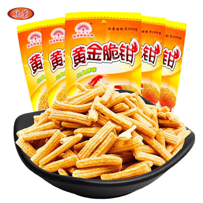 欣荣黄金留香展翅儿时怀旧膨化