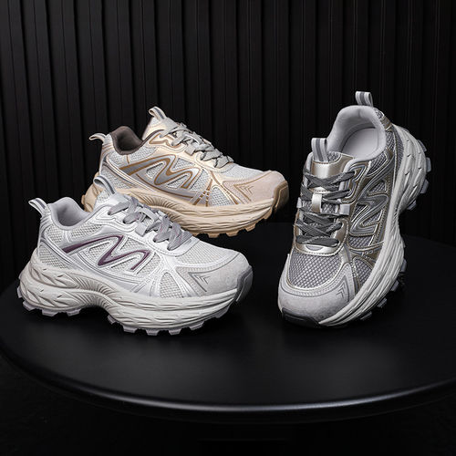 2026春季新款老爹鞋女鞋潮流爆款休闲运动鞋百搭增高防滑X009