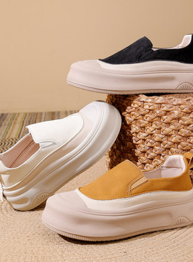 A复古鞋女款乐福春夏网镂空厚底休闲鞋百搭软底凉鞋女13513平底