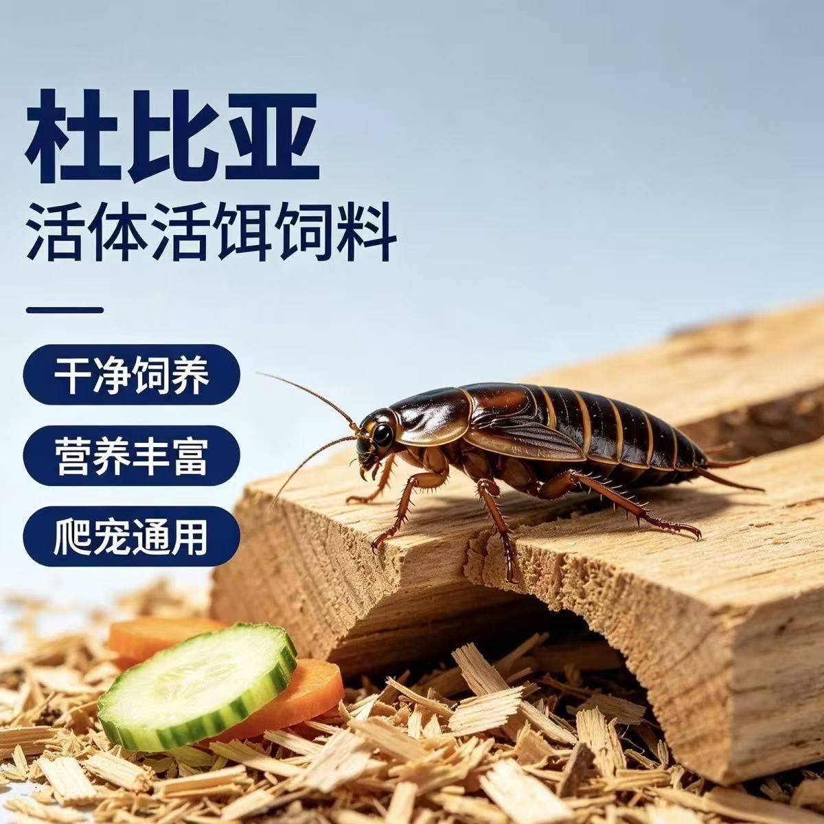 杜比亚蟑螂幼体活虫蜥蜴蜘蛛画眉爬虫/鸣虫食物