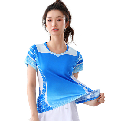天识羽毛球服速干显白