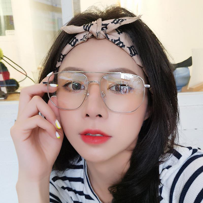 双梁飞行员金属近视眼镜框