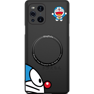 oppofindx3小哆啦磁吸手机壳