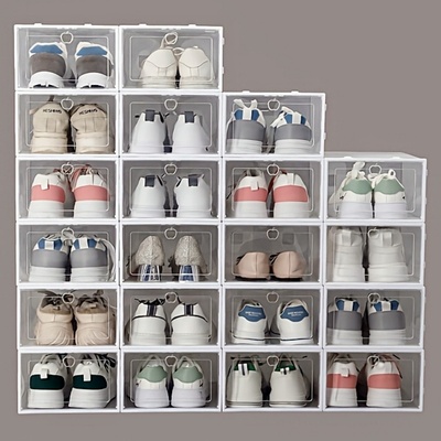 塑料鞋盒透明收纳盒抽屉式放鞋子