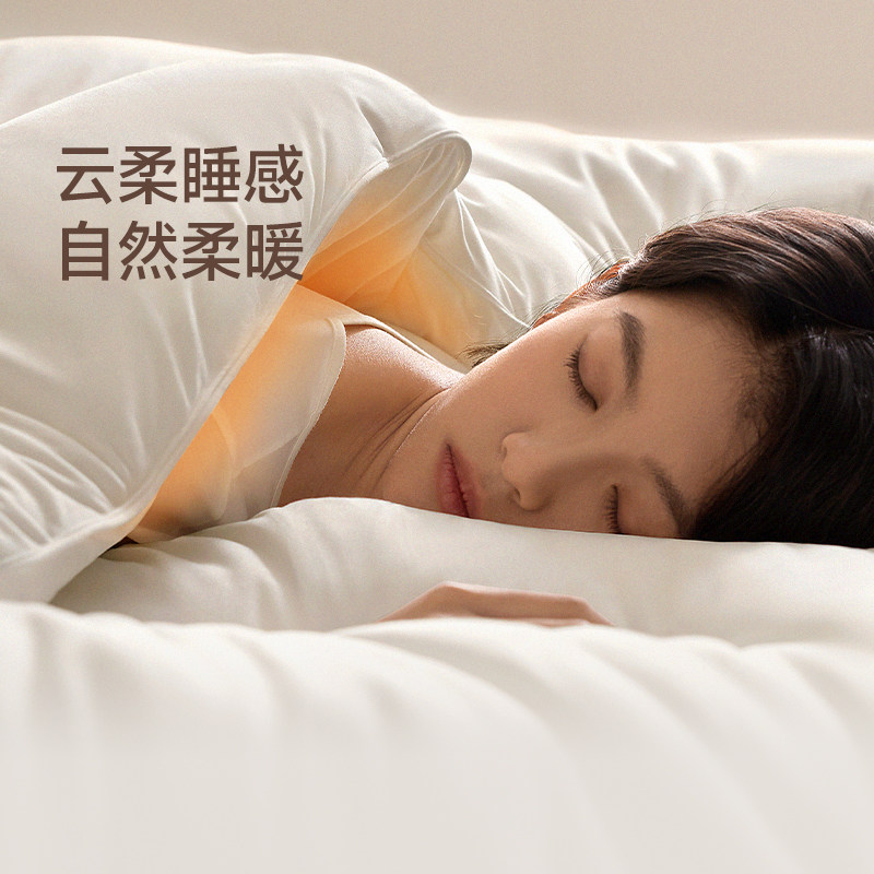 梦百合四季柔感被子母被子冬被被芯四季通用大豆被冬天加厚保暖