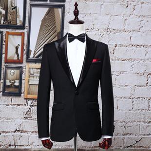 租赁tuxedo燕尾服男士礼服租赁主持人年会结婚新郎伴郎西服出租