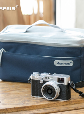 阿尔飞斯相机内胆包分隔加厚防震防摔适用优衣库包尼康Z30隔层分格收纳包手提富士索尼微单户外佳能R5摄影包