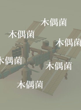 maya c4d fbx obj格式文件空间站太空站航天科技模型 非实物C124