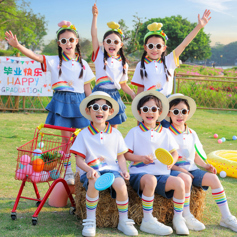 六一儿童演出服幼儿园毕业啦啦队儿童演出服