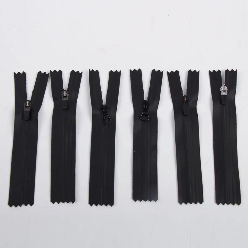 ykk3号新款YkkT10正品哑黑防水闭尾拉链口袋袖口领口裤脚箱包拉链