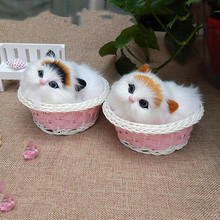 网红小猫车载摆设娃娃生日毛绒玩具1
