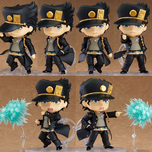JOJO奇妙冒险 985#空条承太郎 关节可动 Q版黏土人 换脸公仔手办