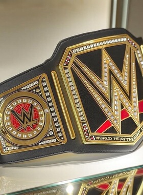 WWE世界重量级冠军腰带拳击比赛1/1金腰带格斗纪念冠军奖品收藏