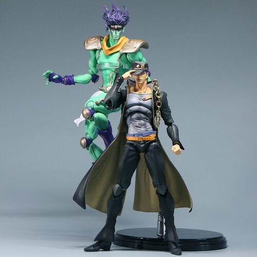 JOJO的奇妙冒险 大号 空条承太郎 白金之星 可动 模型 盒装手办