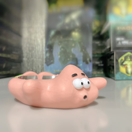 GK网红派大星烟灰缸派大星潮玩手办机箱车载桌面摆件卡通创意礼品