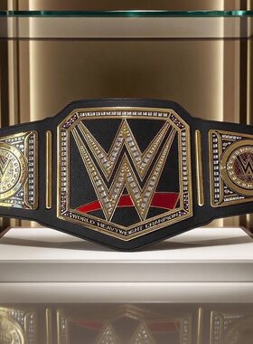 WWE世界重量级冠军腰带拳击比赛1/1金腰带格斗纪念冠军奖品收藏