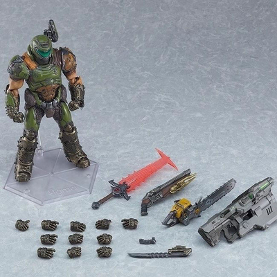 figma SP-140 毁灭战士 永恒 恶魔猎杀者 可动手办模型摆件 礼物